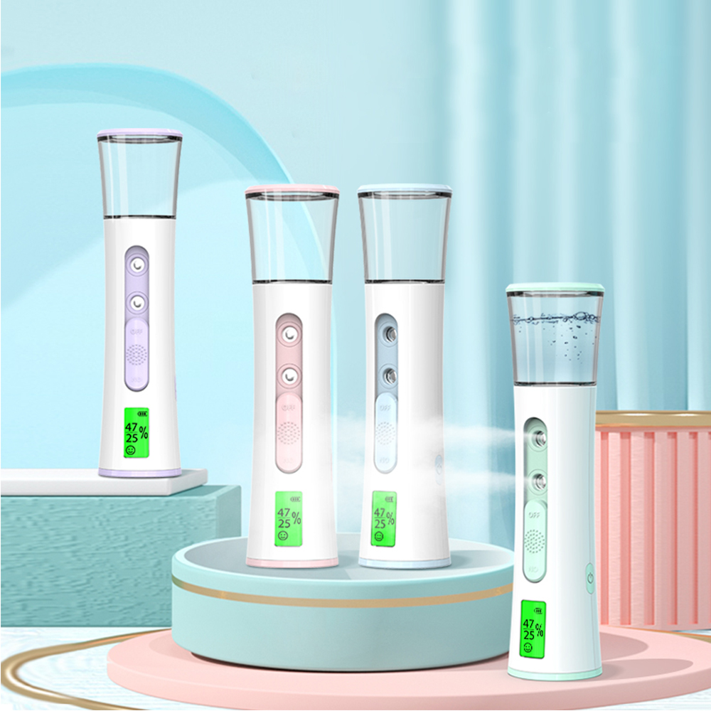Face Steamer - ポータブルネブライザー,顔の保湿スプレー,加湿器,便利なスキンテスター