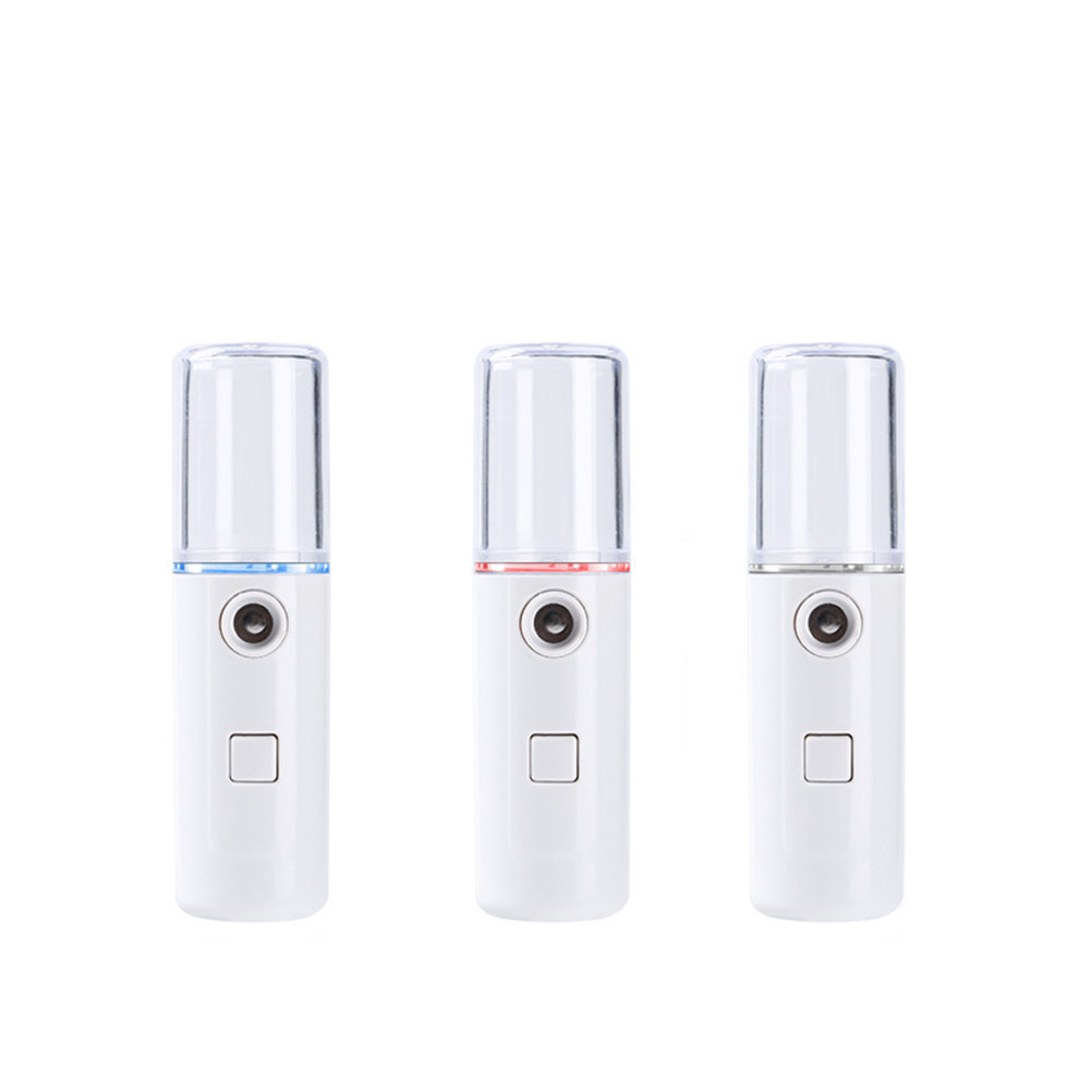 Face Steamer - 20mlの携帯用フェイシャルスチーマー（ナノミスト搭載）– USB充電式で、肌の奥深くまで潤いを与え、毛穴の汚れを除去するフェイス加湿器。