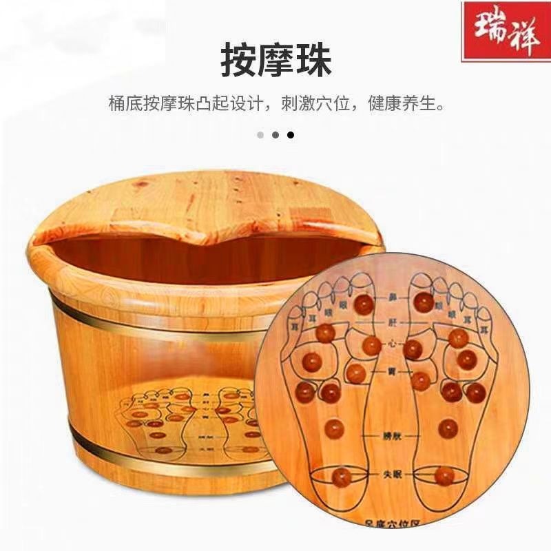 杉材製足湯バケツ、マッサージフットバス、高さ26cmの断熱木 - Spa Massager のレビューと価格