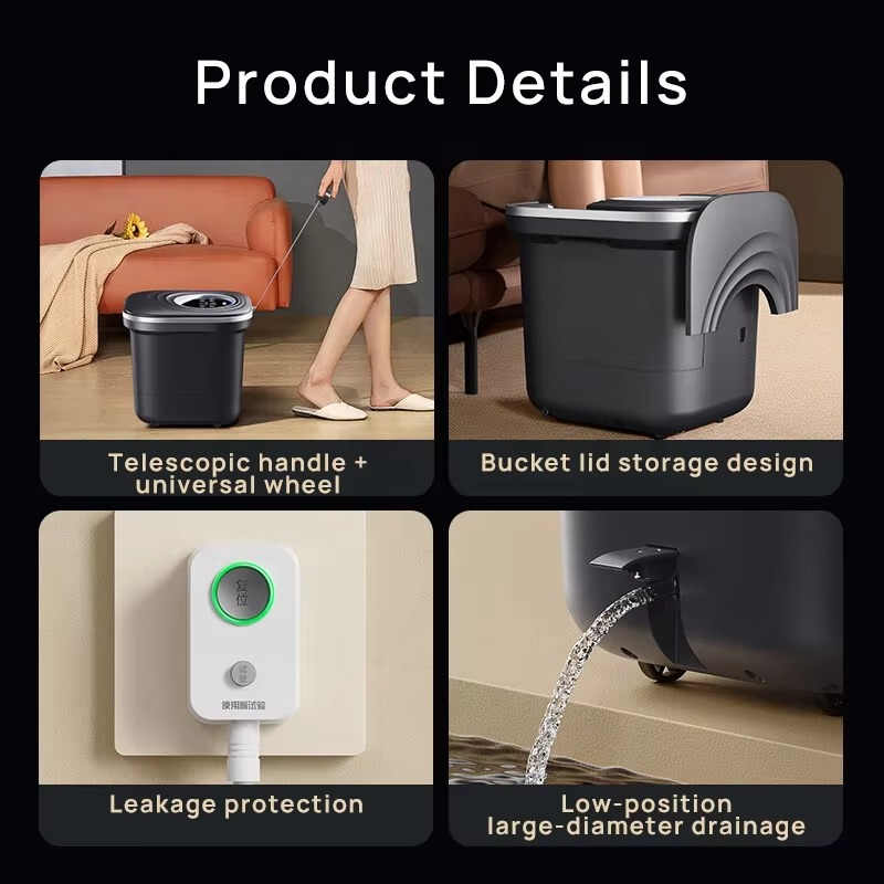 ポータブル電動フットマッサージャー LCDスクリーン付き 5 - Spa Massager のレビューと価格