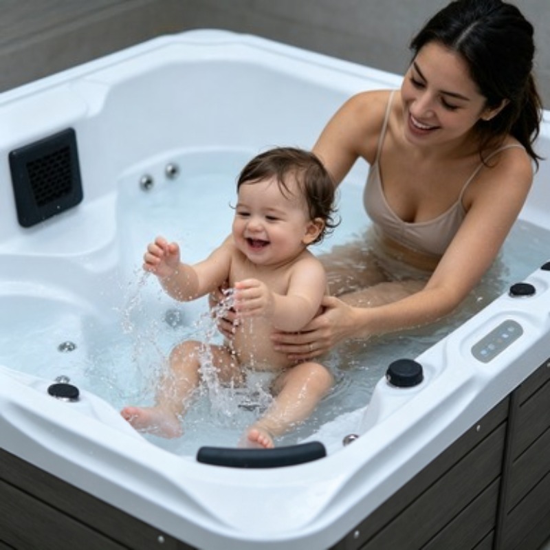 ホットタブスパ ジャグジー アクリル製屋外マッサージ浴槽 3 - Spa Massager のレビューと価格