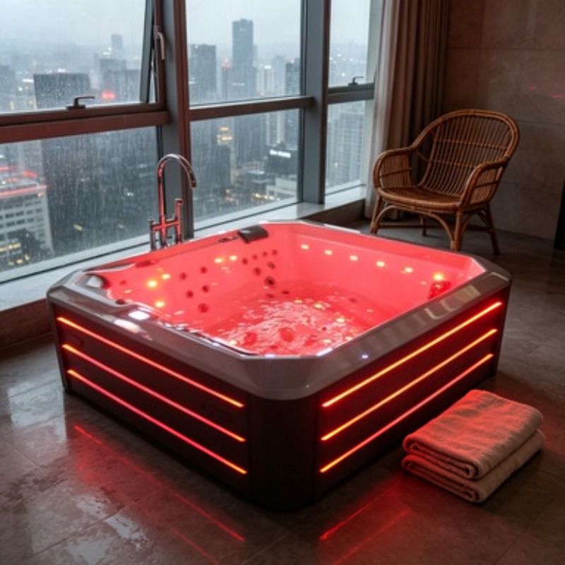 ホットタブスパ ジャグジー アクリル製屋外マッサージ浴槽 3 - Spa Massager のレビューと価格