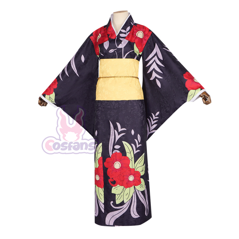 アニメ「タマヨ」コスプレ衣装 日本風プリント制服 着物羽織  - Bathrobe のレビューと価格