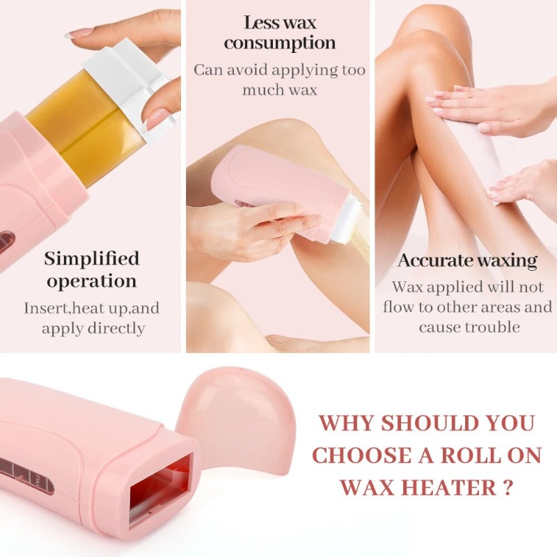 女性用家庭用脱毛キット ロールオンワックスウォーマー ハニー - Wax Warmer のレビューと価格