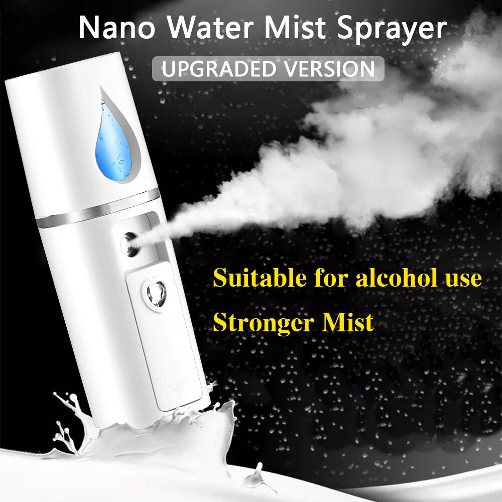 ポータブルミニフェイシャル加湿器,ナノスプレー,USB,充電 - Face Steamer のレビューと価格