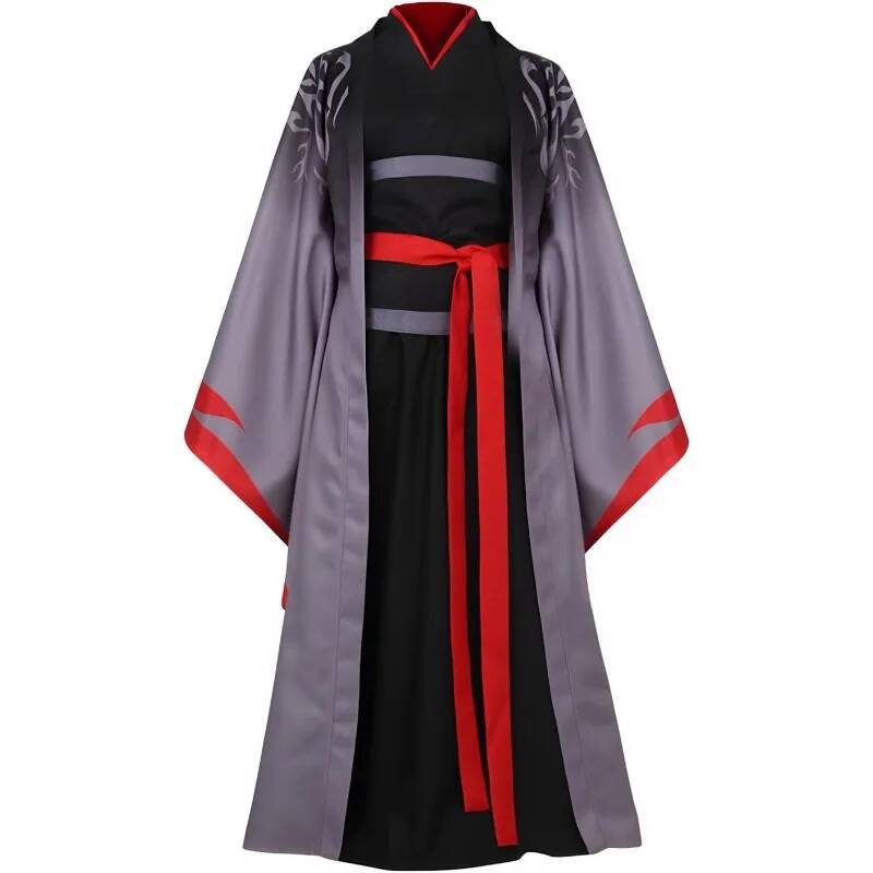 アニメ「魔道祖師」魏無羨コスプレ衣装古代漢服ロングローブスー - Bathrobe のレビューと価格