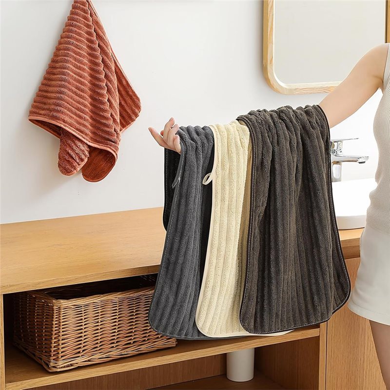 ABZV-マイクロファイバーハンドタオル4枚セット 超吸水性 - Spa Towel のレビューと価格