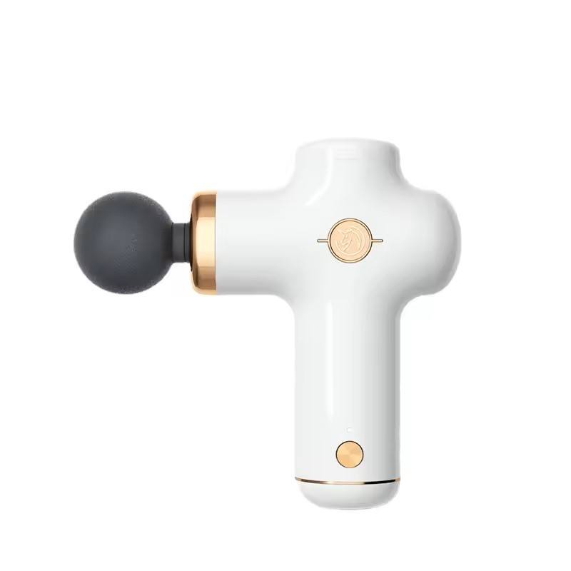 4つのマッサージヘッドを備えたハンドヘルドミニマッサージガン - Massage Gun のレビューと価格