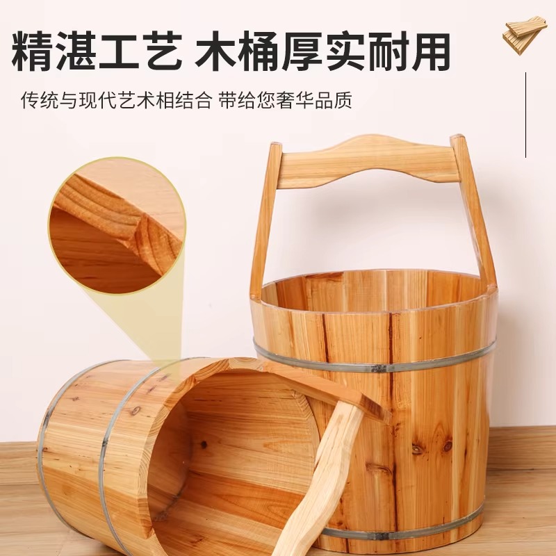 天然木製ハーブフットバス、手作りのサウナ用バケツ、スパや温泉 - Hot Tub のレビューと価格